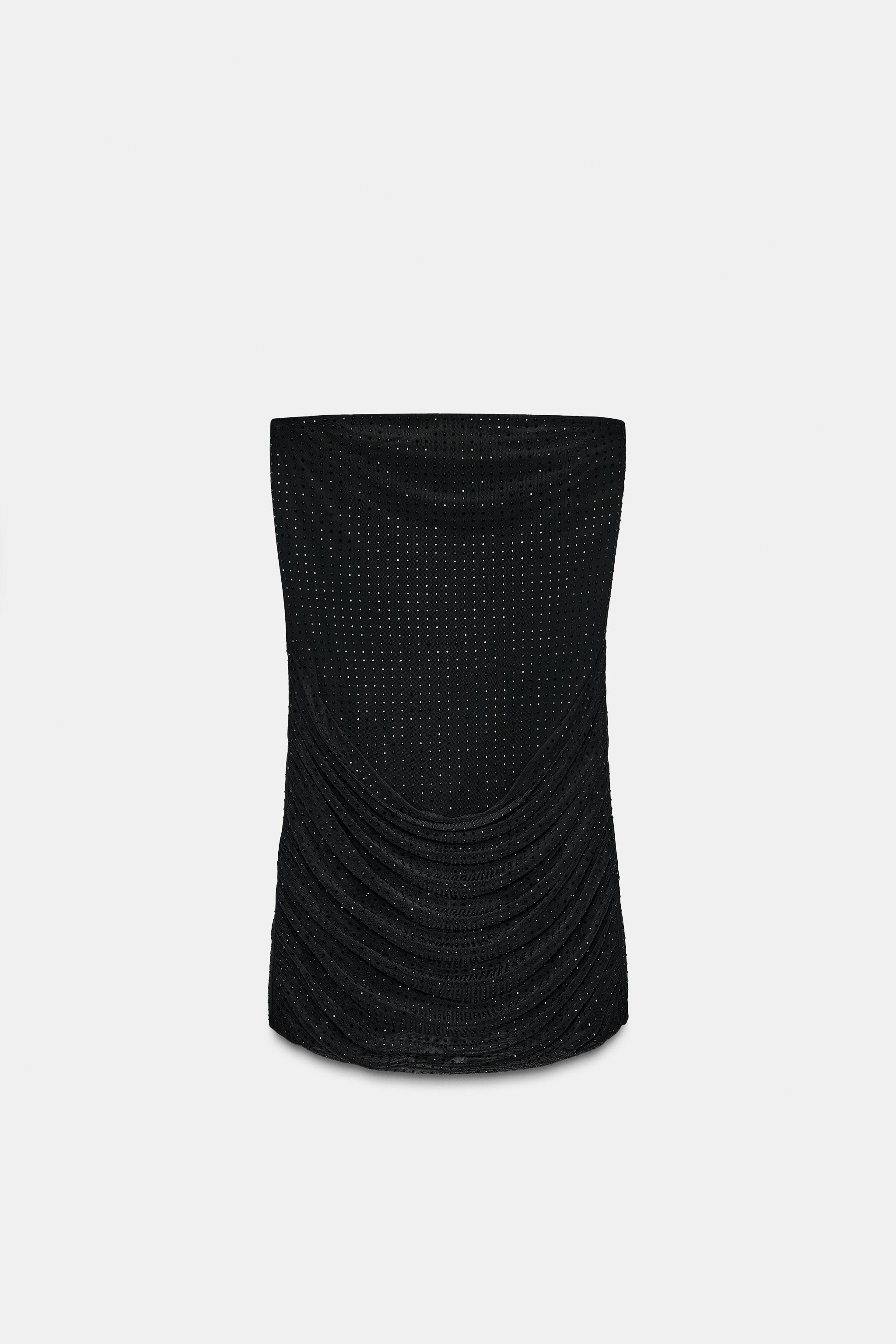 ROBE BUSTIER À BRILLANTS